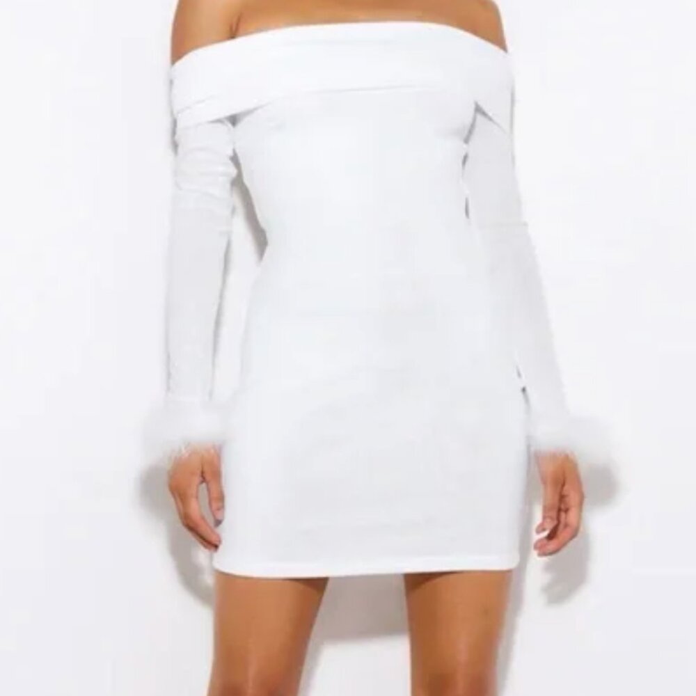 Need Main Style Mini Dress White